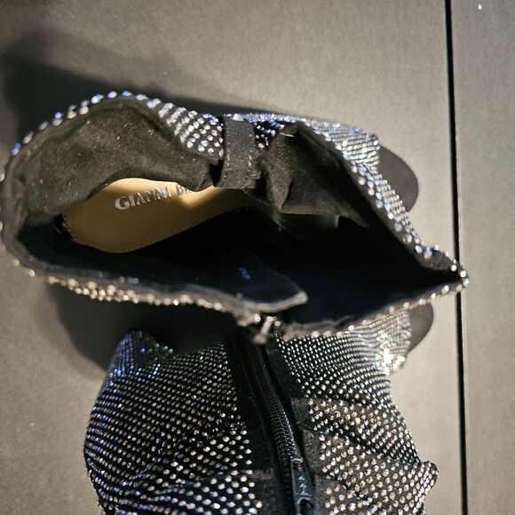 Gianni Bini Black Studded Ankle Booties - Picture 4 of 8